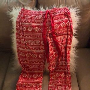Victoria’s Secret pajama pants. Christmas. OS